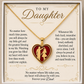 To My Daughter - Love Dad - Golden Bond Necklace FDTD002