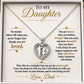 To My Daughter - Love Dad - Necklace Gift Set - FDTD003