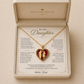 To My daughter - Love Dad Eternal Dance Necklace - FDTD001