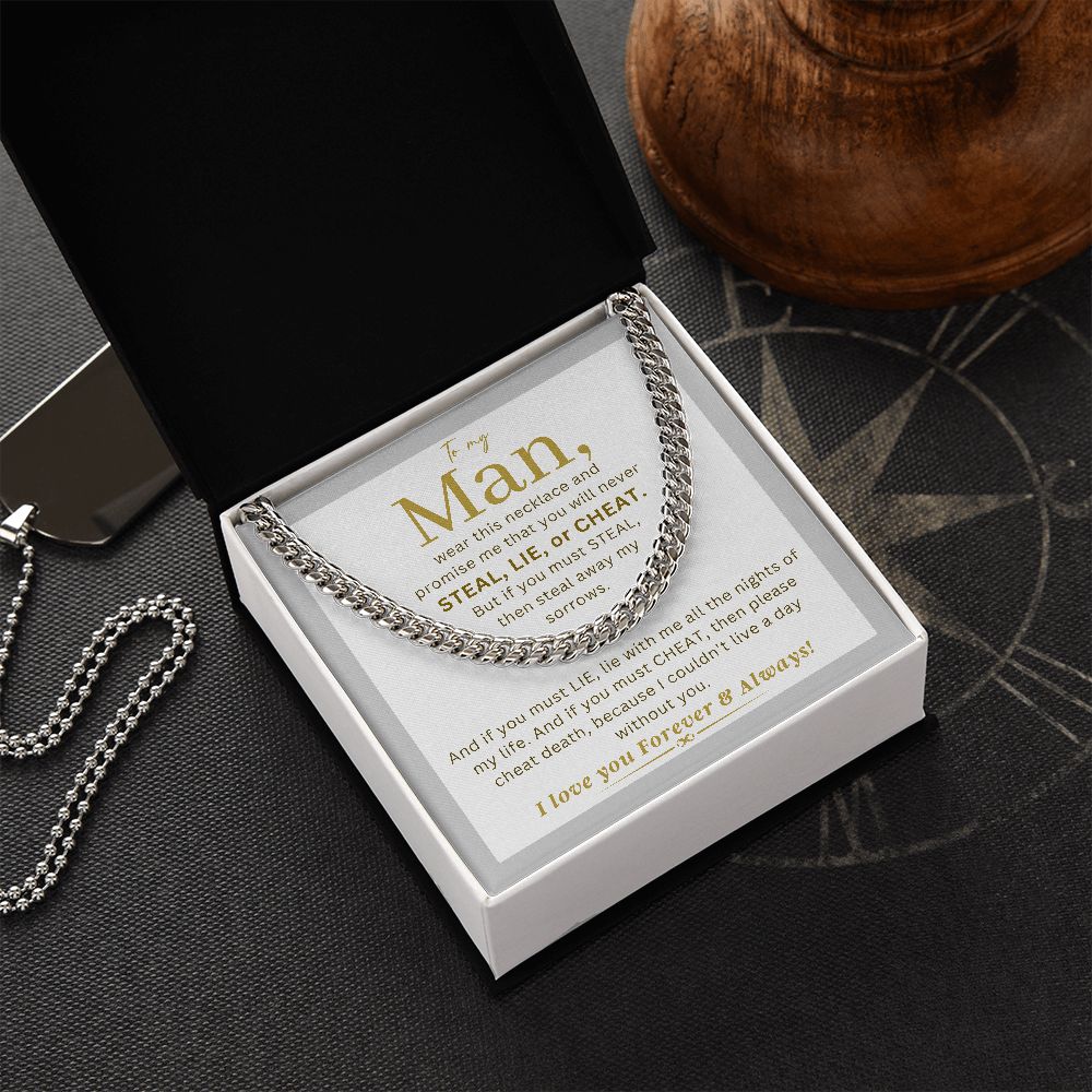Promise Necklace - Never Steal, Lie, or Cheat