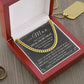 Never Steal, Lie, or Cheat Necklace For Boyfriend/Husband