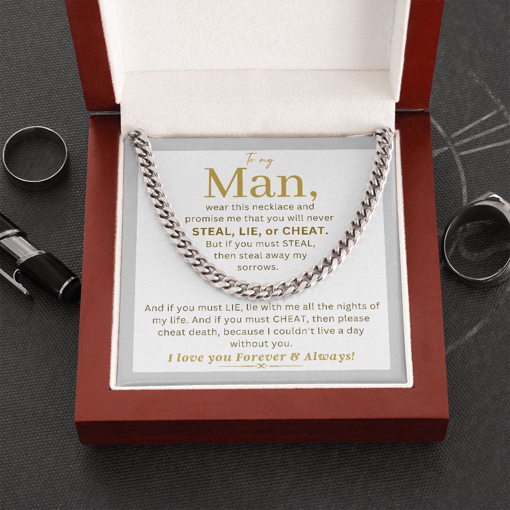 Promise Necklace - Never Steal, Lie, or Cheat