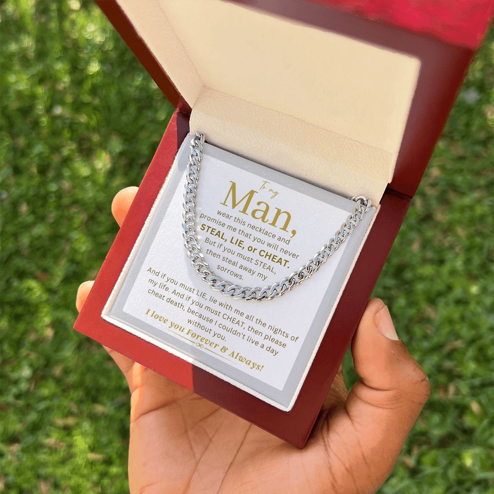 Promise Necklace - Never Steal, Lie, or Cheat